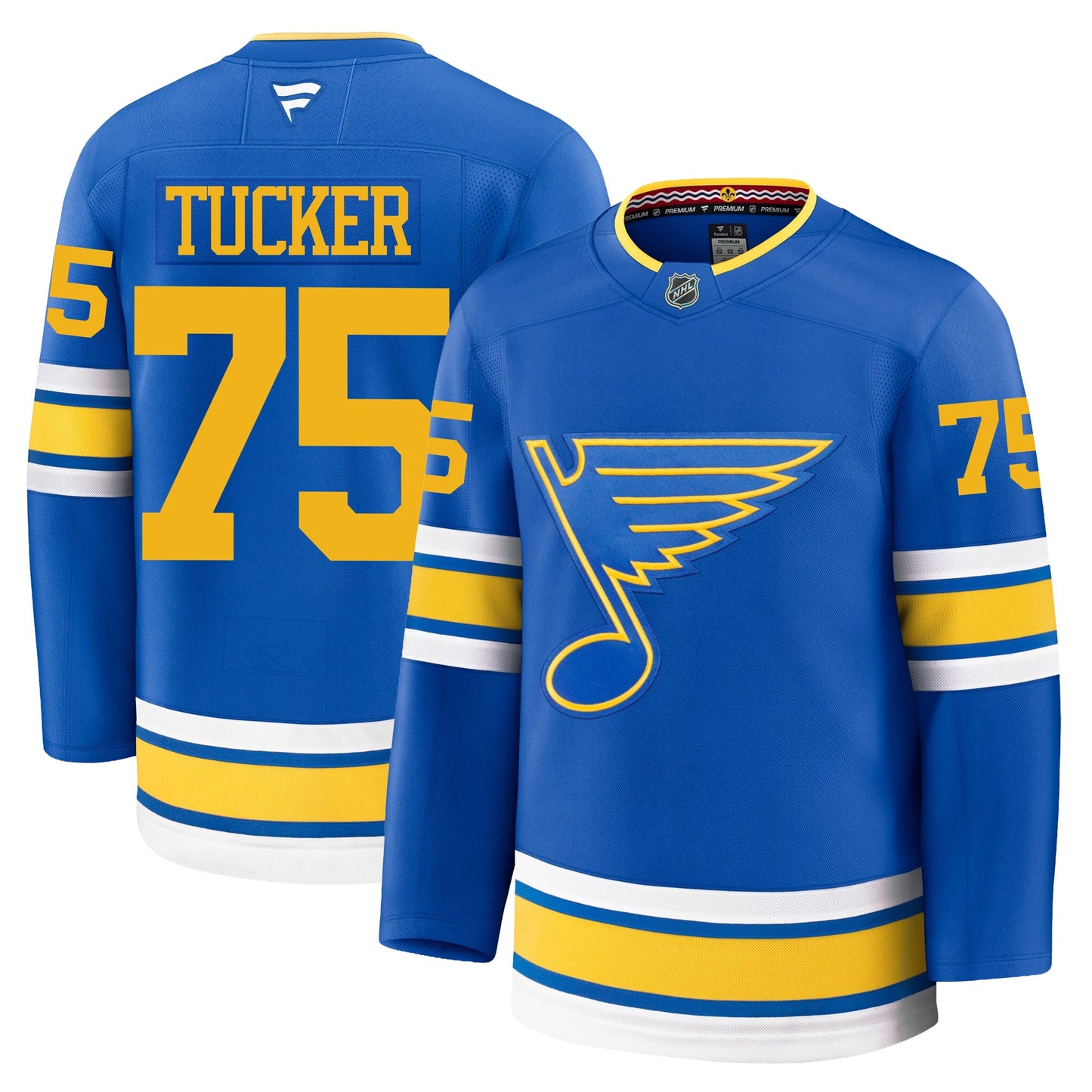 Tyler Tucker St Louis Blues Fanatics Home Premium Jersey