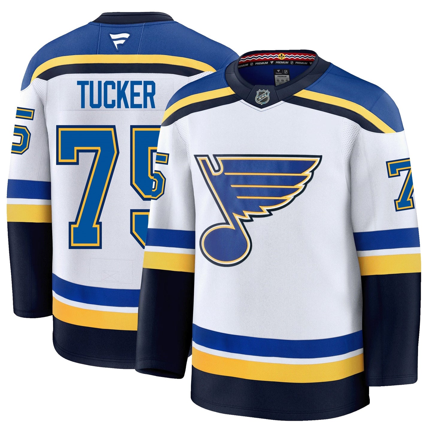 Tyler Tucker St. Louis Blues Fanatics Premium Away Jersey