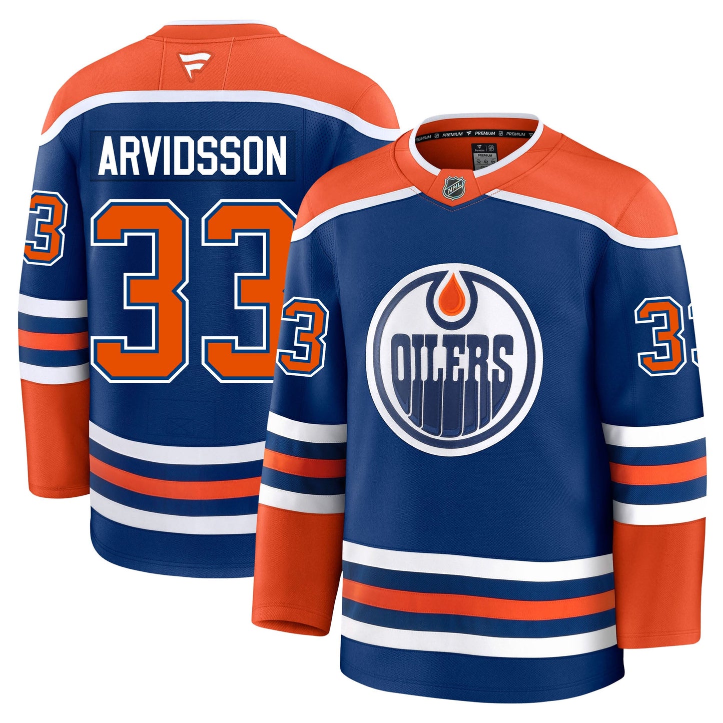 Viktor Arvidsson Edmonton Oilers Fanatics Premium Home Jersey