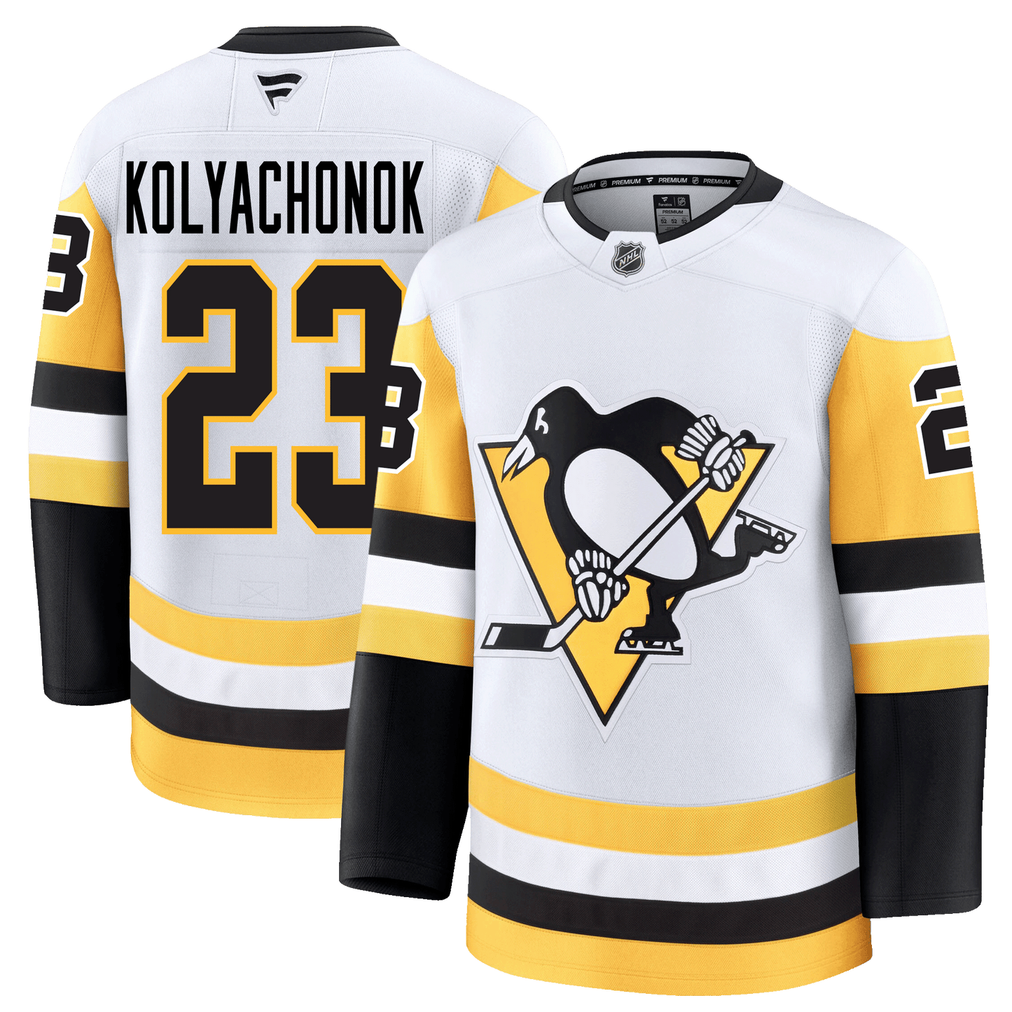 Vladislav Kolyachonok Pittsburgh Penguins Fanatics Premium Away Jersey