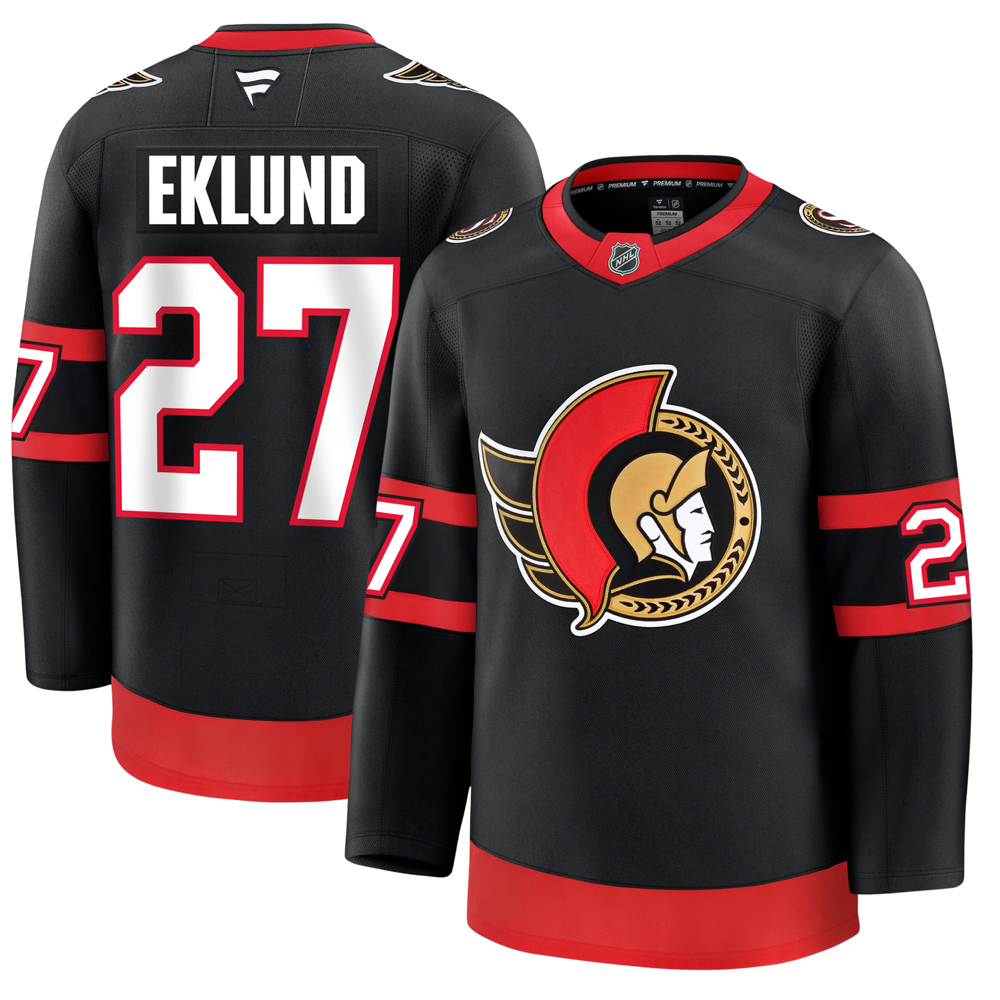 William Eklund Ottawa Senators Fanatics Premium Home Jersey