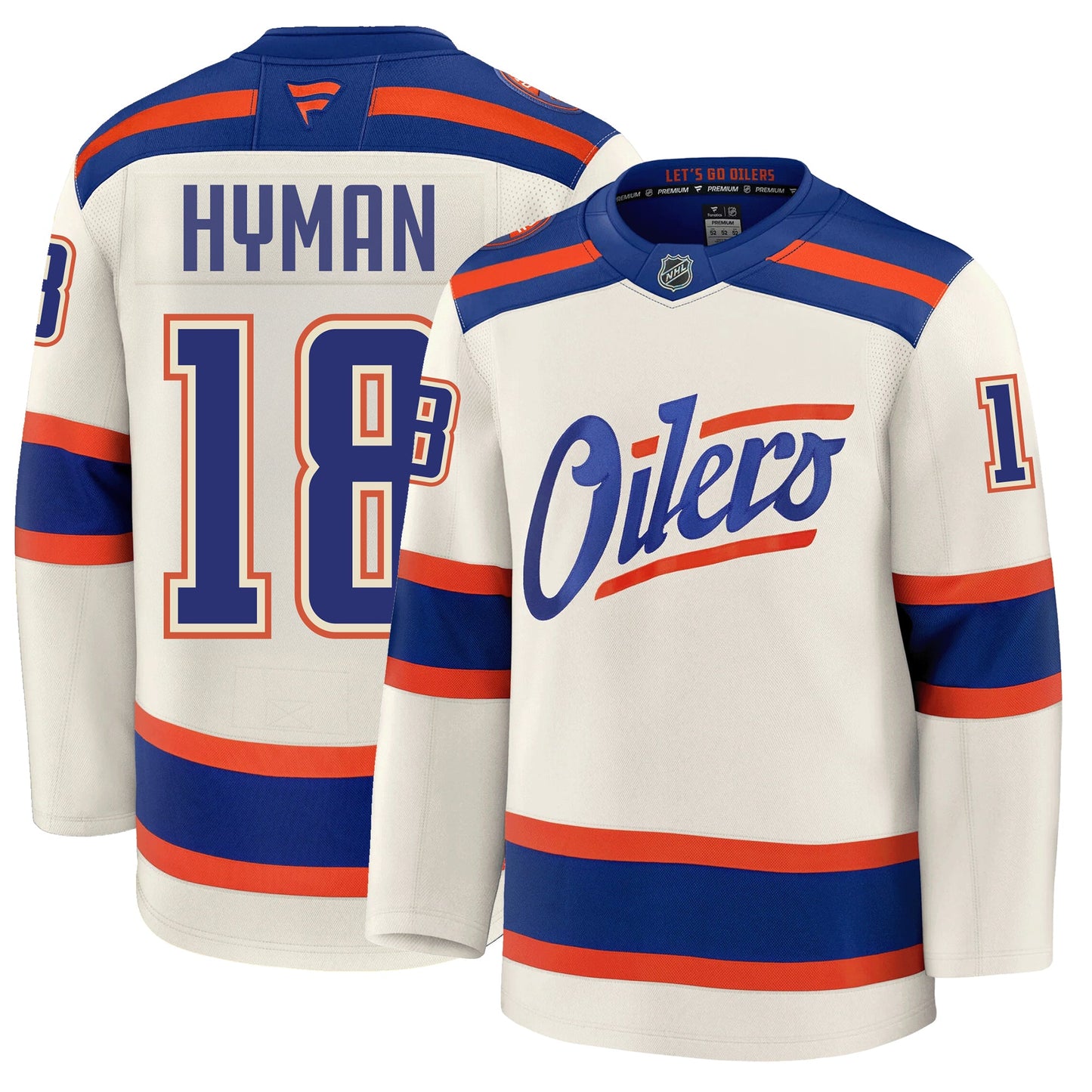Zach Hyman Edmonton Oilers Fanatics Alternate Premium Jersey