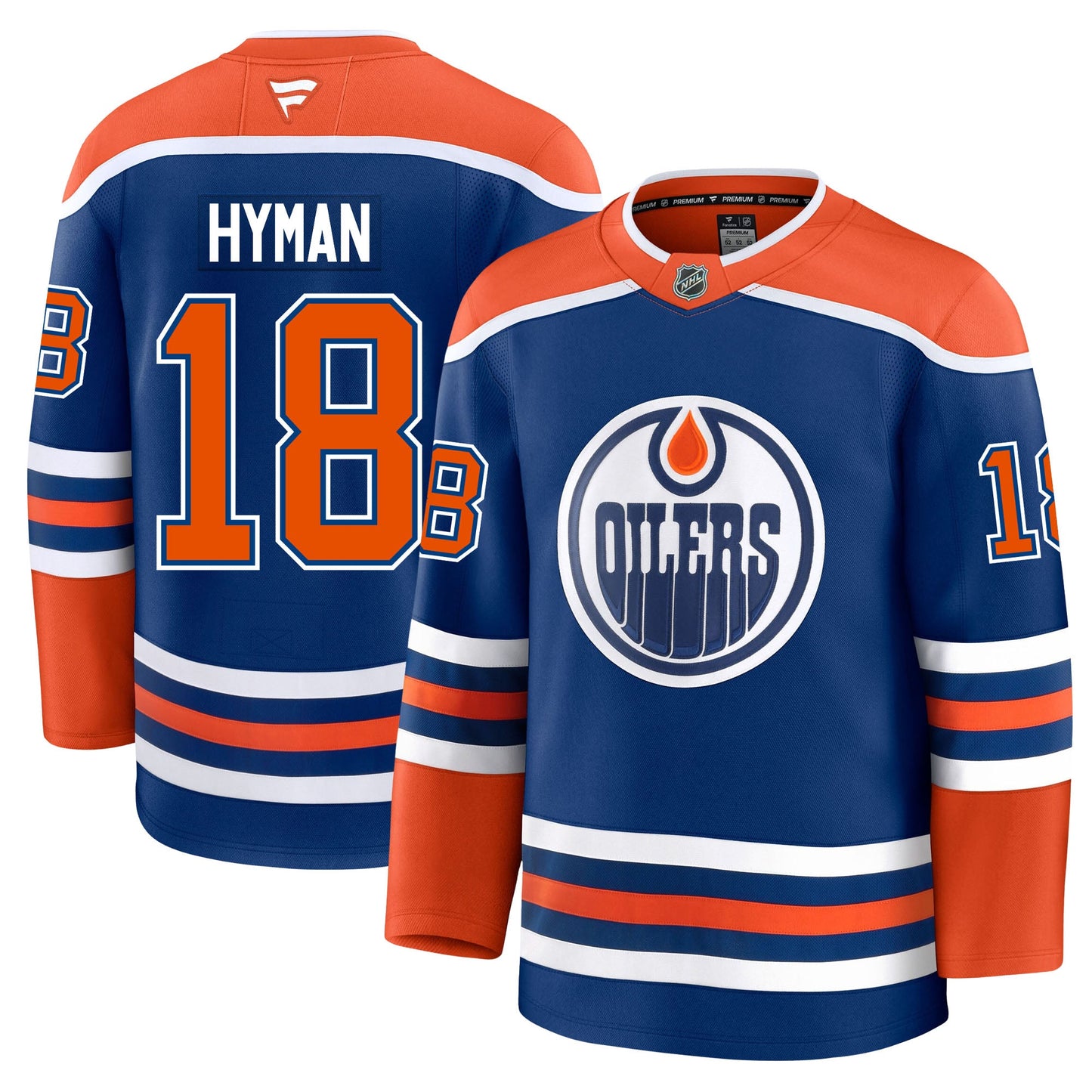 Zach Hyman Edmonton Oilers Fanatics Premium Home Jersey