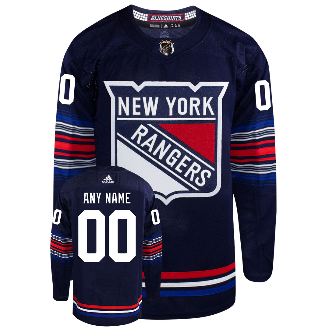 Customizable New York Rangers Adidas Authentic Alternate 2023 24