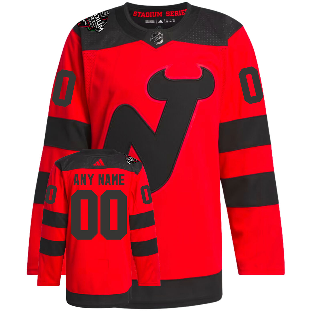 New Jersey Devils Stadium Series Jersey Customization SEND IN ONLY