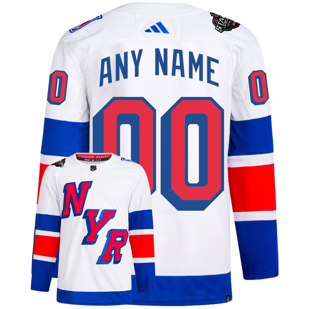 New York Rangers Stadium Series Jersey Customization - SEND IN ONLY