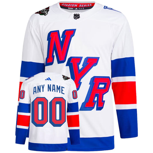 New York Rangers Stadium Series Jersey Customization - SEND IN ONLY