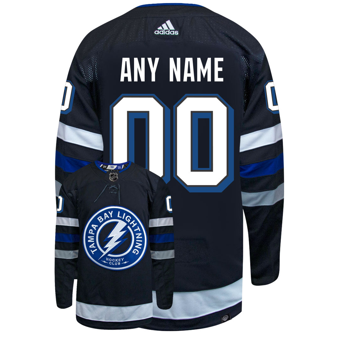 Customizable Tampa Bay Lightning Adidas Primegreen Authentic NHL Alternate Jersey