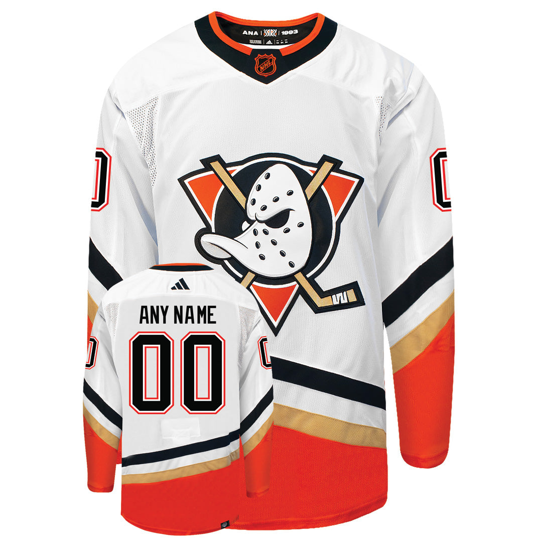 Customizable Anaheim Ducks Adidas 2022 Primegreen Retro Authen CoolHockey.ca