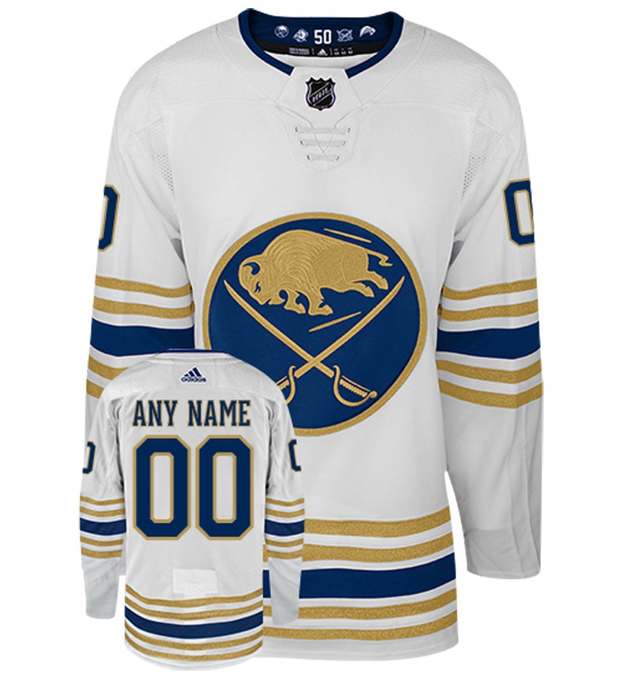 ANY NAME AND NUMBER BUFFALO SABRES 50TH ANNIVERSARY