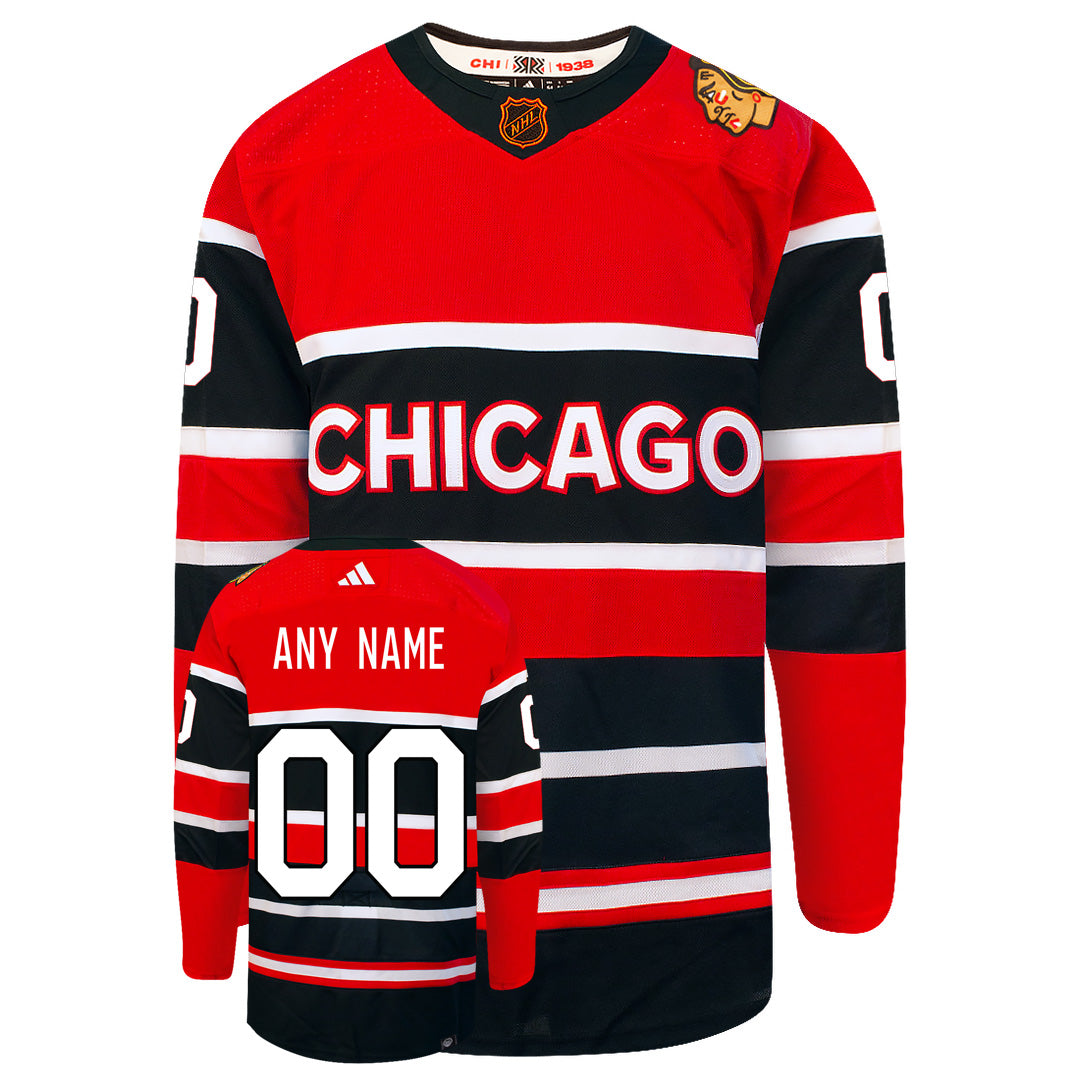 CHICAGO BLACKHAWKS ADIDAS ADIZERO PRIMEGREEN AUTHENTIC RED HOME JERSEY –  Pro Hockey Life