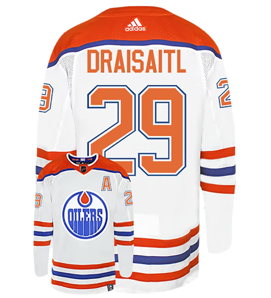 Leon Draisaitl Edmonton Oilers Reverse Retro 2.0 Adidas Jersey