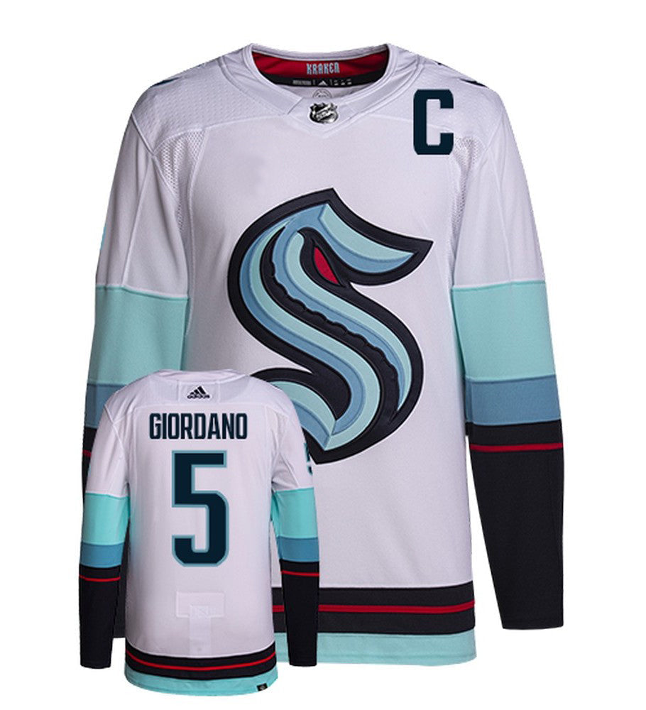 Mark Giordano Seattle Kraken Adidas Primegreen Authentic NHL Hockey Jersey