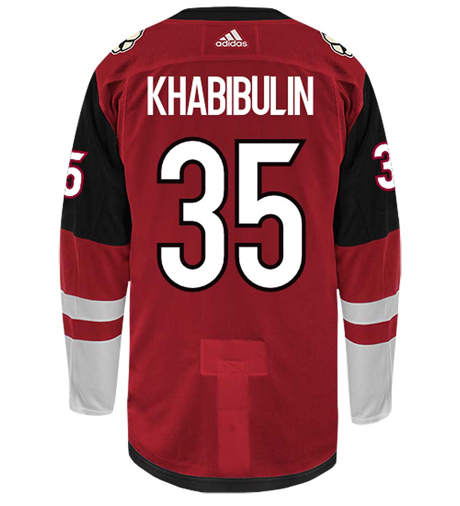 Nikolai Khabibulin Arizona Coyotes Adidas Authentic Home NHL Vintage Hockey Jersey