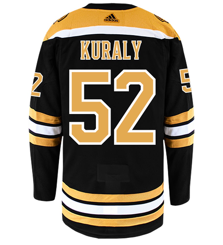 Sean Kuraly Boston Bruins Adidas Authentic Home NHL Hockey Jersey