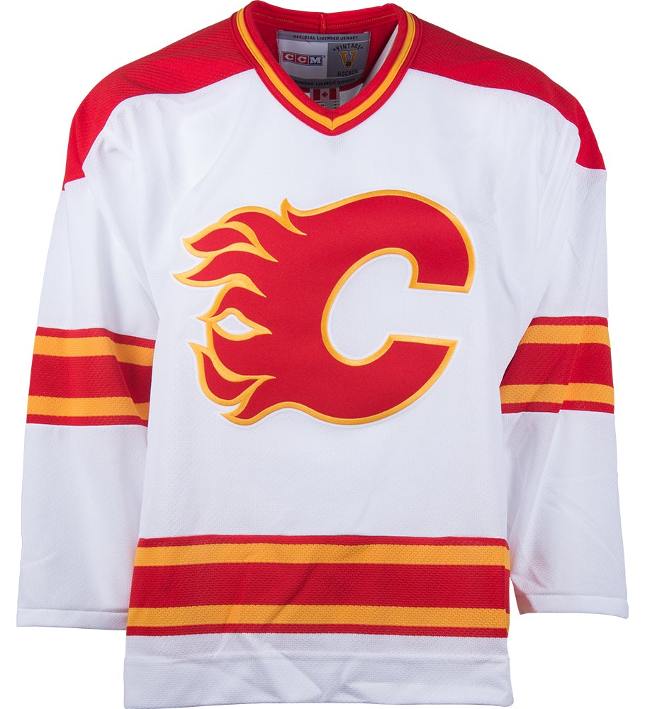 Vintage Calgary Flames CCM Hockey Jersey 