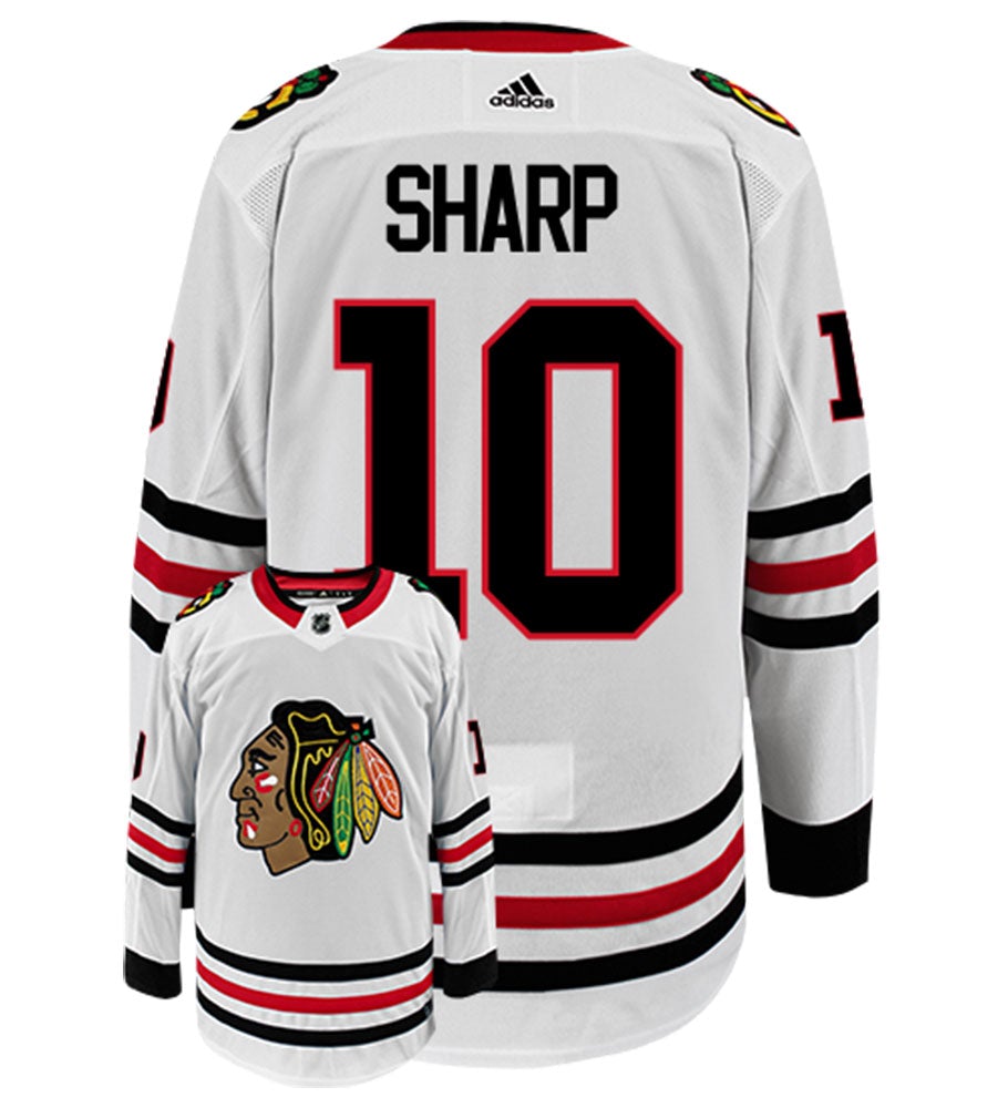 Patrick Sharp Chicago Blackhawks Adidas Authentic Away NHL Hockey Jersey