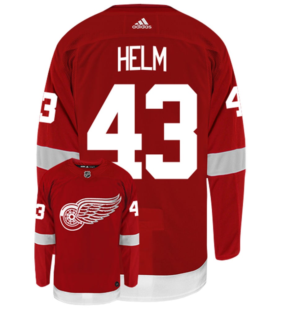 Darren Helm Detroit Red Wings Adidas Authentic Home NHL Hockey Jersey CoolHockey