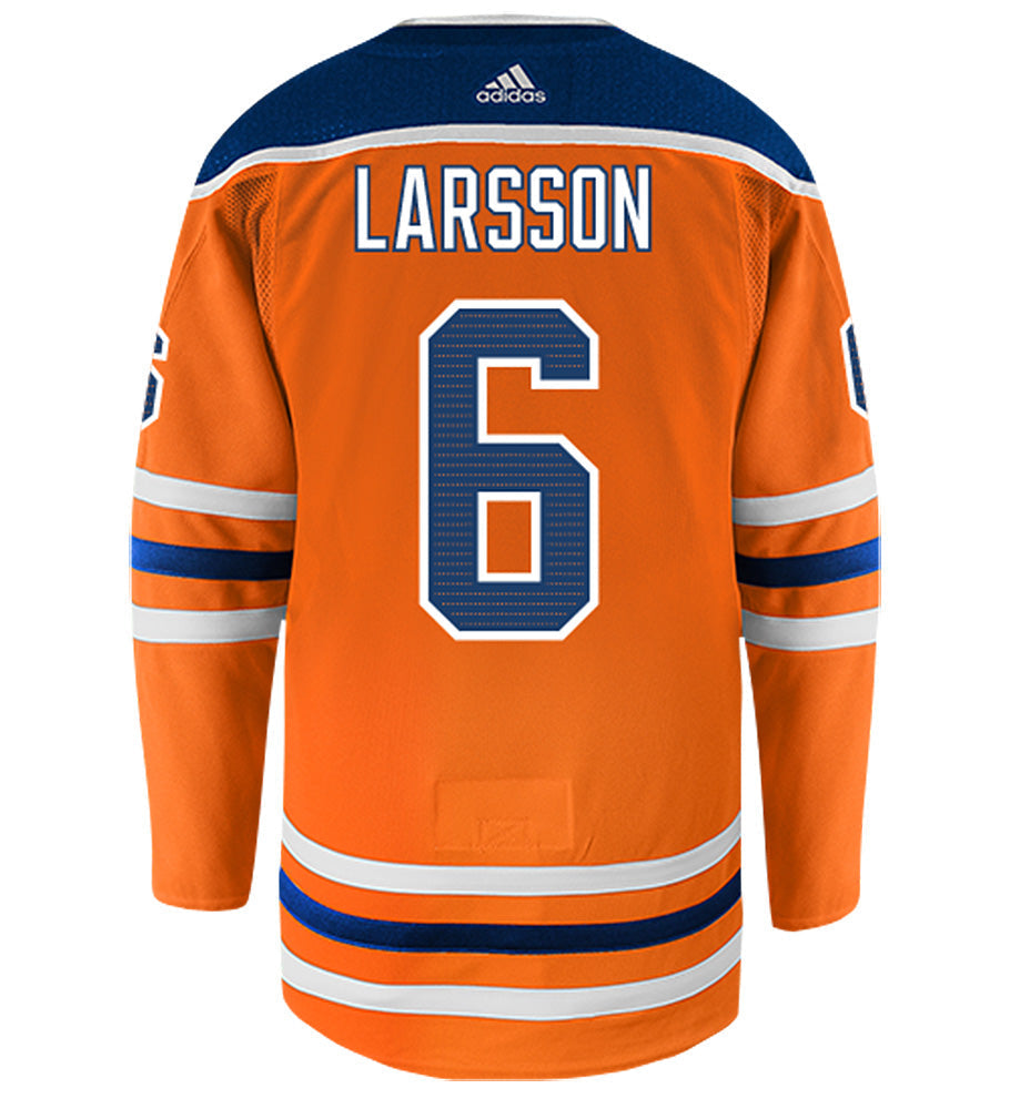 Adam Larsson Edmonton Oilers Adidas Authentic Home NHL Hockey Jersey