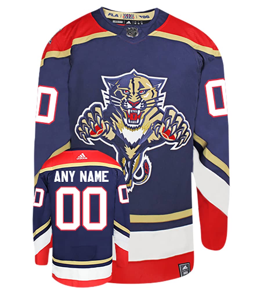 ANY NAME AND NUMBER FLORIDA PANTHERS REVERSE RETRO AUTHENTIC