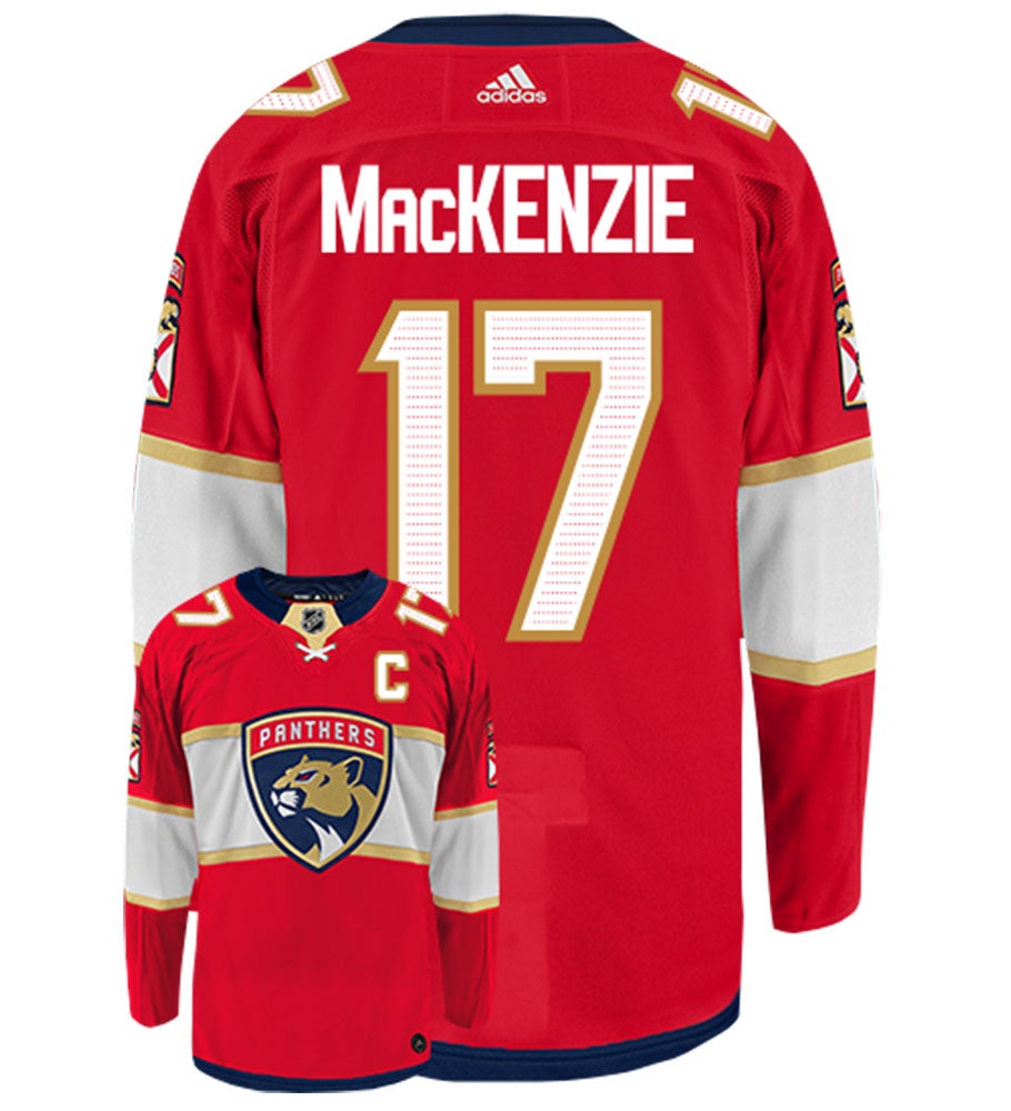 Derek MacKenzie Florida Panthers Adidas Authentic Home NHL Hockey Jers CoolHockey