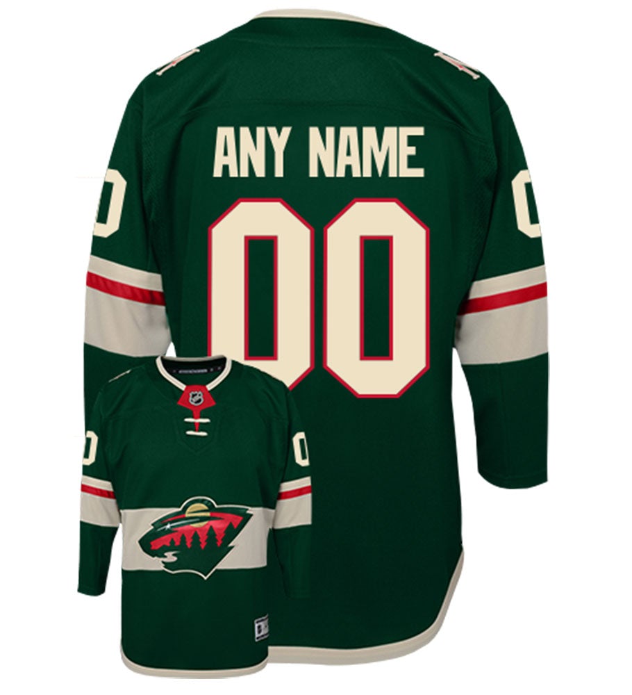 Minnesota Wild NHL Premier Youth Replica Home NHL Hockey Jersey-4-7