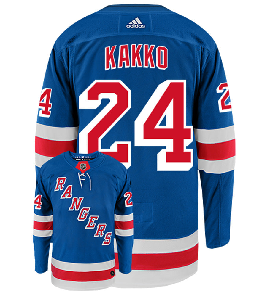 Kaapo Kakko Men's Adidas Royal New York Rangers Home Primegreen Authentic Pro Custom Jersey