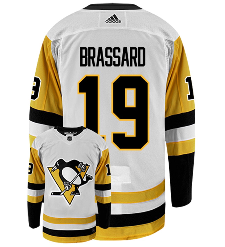 Derick Brassard Pittsburgh Penguins Adidas Authentic Away NHL Hockey Jersey