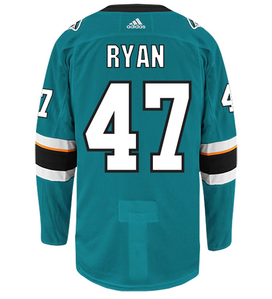 Joakim Ryan San Jose Sharks Adidas Authentic Home NHL Hockey Jersey