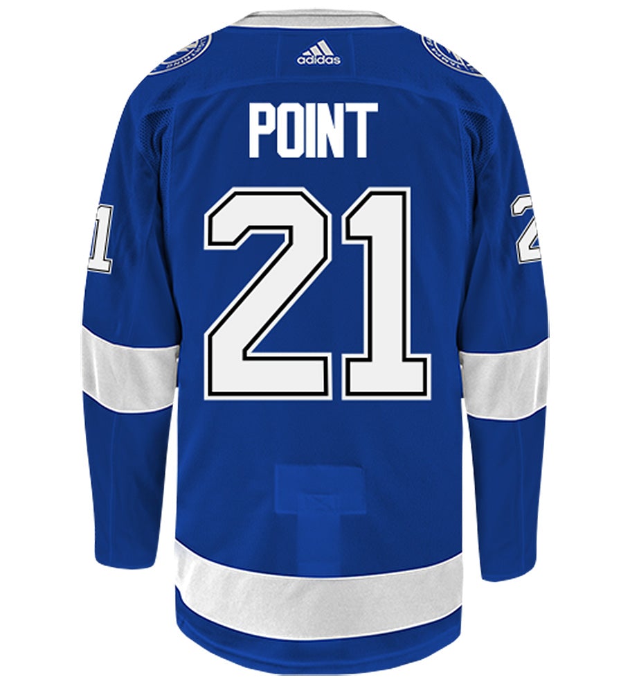 Brayden Point Tampa Bay Lightning Adidas Authentic Home NHL Hockey Jersey