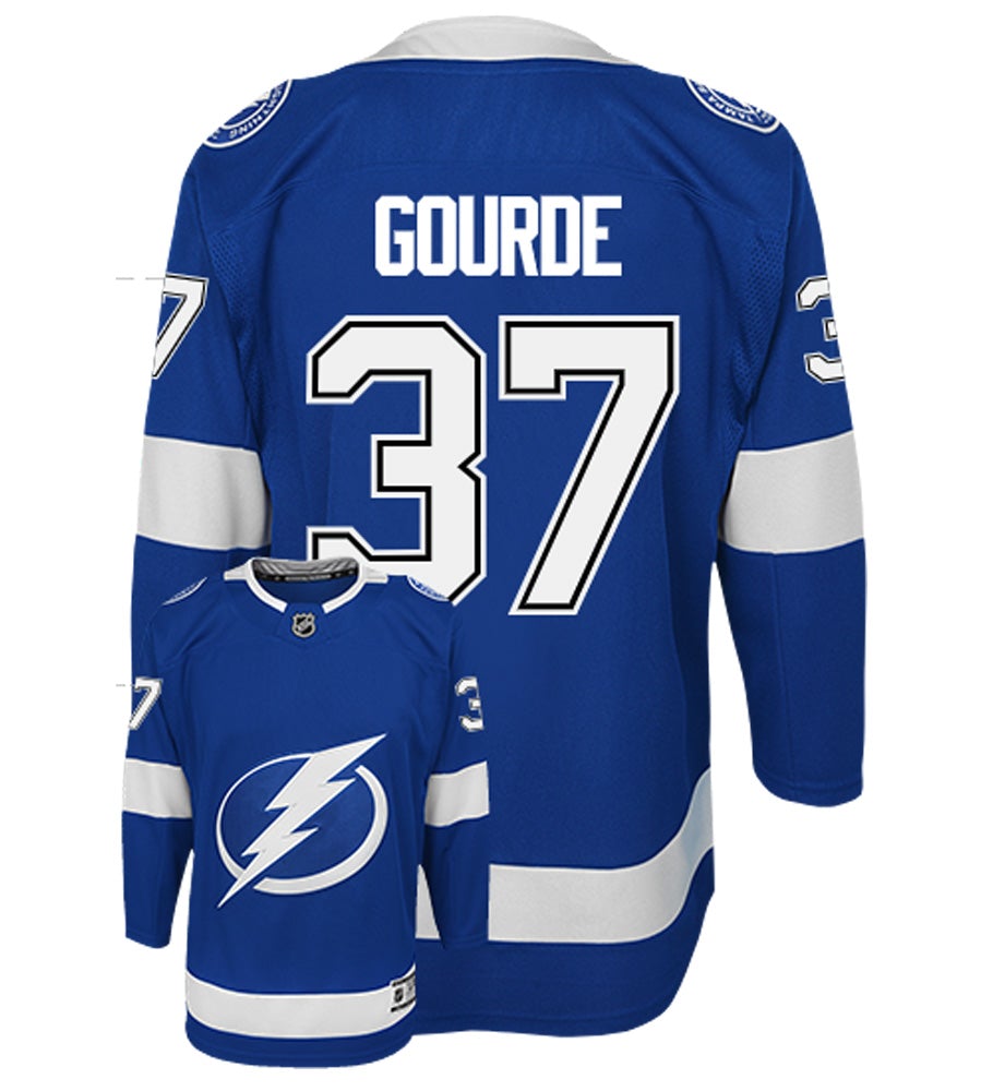 Yanni Gourde Tampa Bay Lightning Youth Home NHL Replica Hockey Jersey