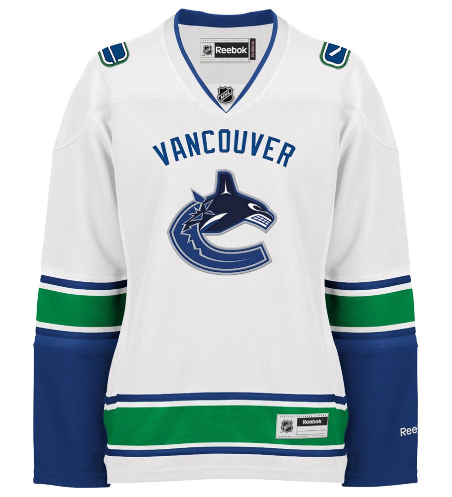 Vancouver Canucks Womens Reebok Premier Replica Away Jersey