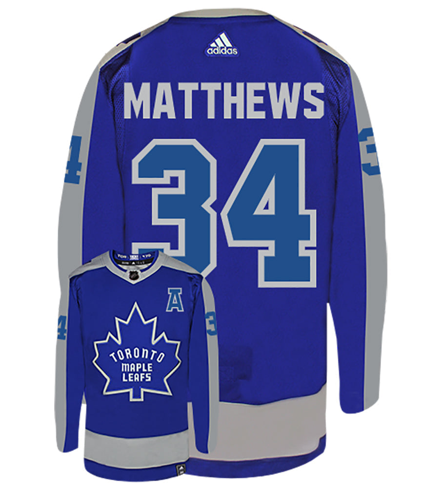 Toronto Maple Leafs Matthews Adidas Reverse Retro 1.0 Authentic