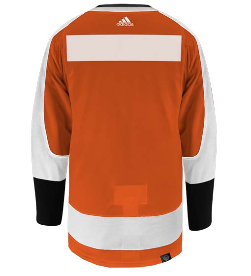Philadelphia Flyers Adidas Primegreen Authentic Home NHL Hockey Jersey - Back View