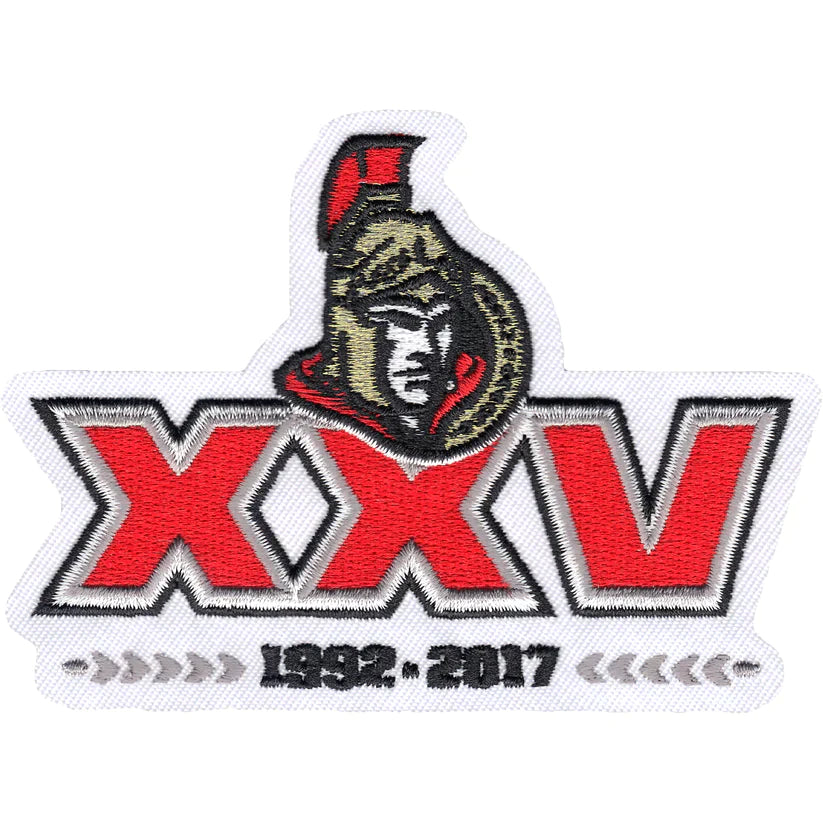 Ottawa Senators 25th Anniversary Patch CoolHockey