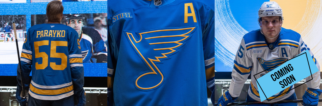 St. Louis Blues Unveil Modernized Heritage Jerseys with Classic Colour Scheme