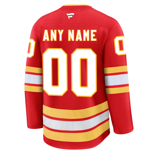 PRE ORDER ONLY Customizable Calgary Flames 2024 Fanatics Premium Official NHL Jersey