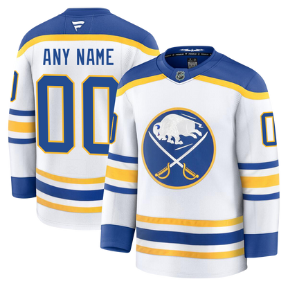 PRE-ORDER ONLY Customizable Buffalo Sabres 2024 Fanatics Premium Official NHL AWAY & THIRD ALTERNATE Jersey