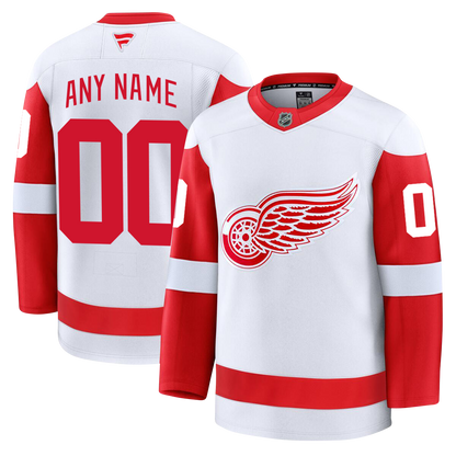 PRE-ORDER ONLY Customizable Detroit Red Wings 2024 Fanatics Premium Official NHL AWAY Jersey