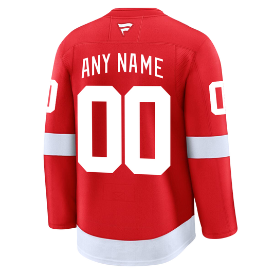 Customizable Detroit Red Wings 2024 Fanatics Premium Official NHL HOME Jersey