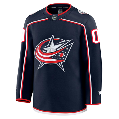 Customizable Columbus Blue Jackets 2024 Fanatics Premium Official NHL HOME Jersey