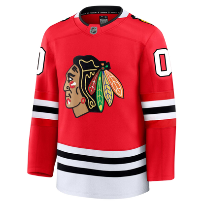 Customizable Chicago Blackhawks 2024 Fanatics Premium Official NHL HOME Jersey