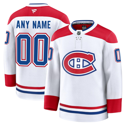 PRE-ORDER ONLY Customizable Montreal Canadiens 2024 Fanatics Premium Official NHL AWAY Jersey