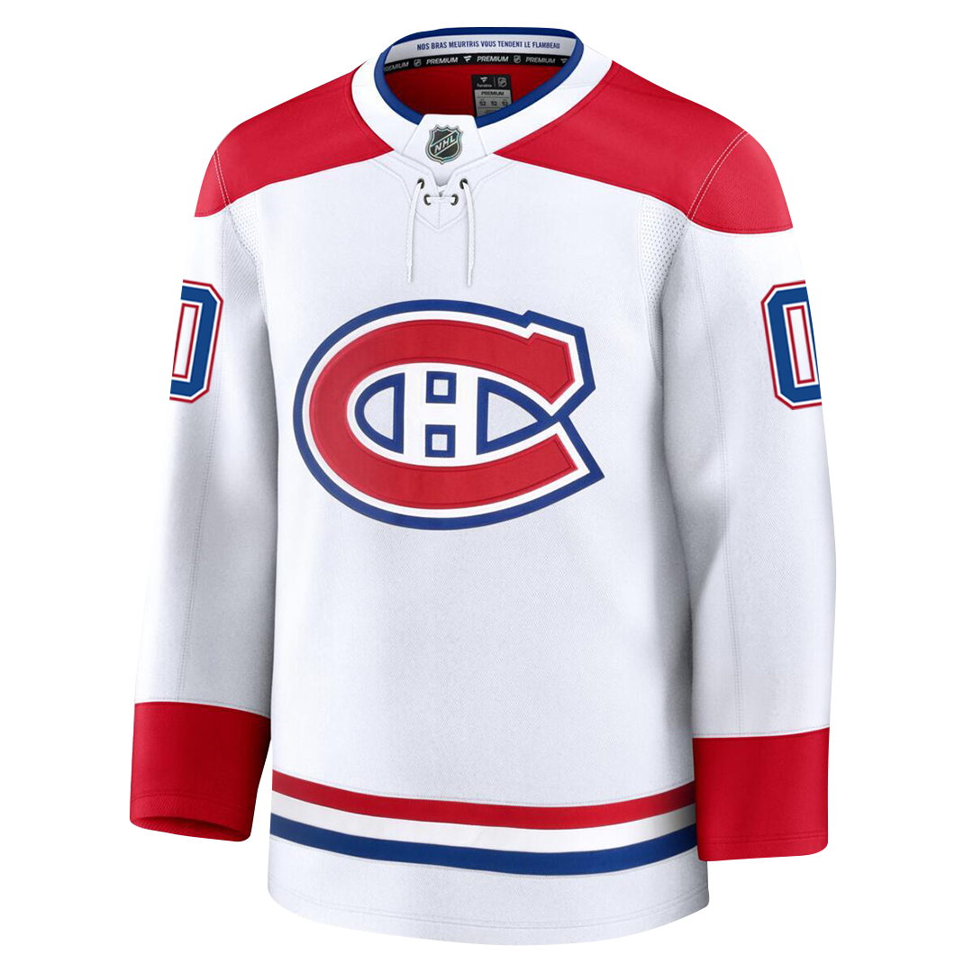 PRE-ORDER ONLY Customizable Montreal Canadiens 2024 Fanatics Premium Official NHL AWAY Jersey