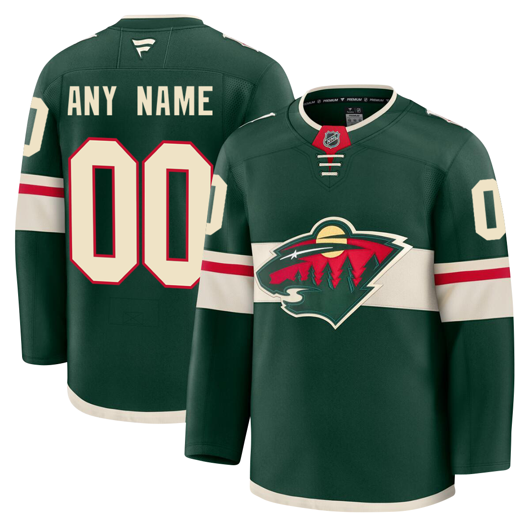 PRE-ORDER ONLY Customizable Minnesota Wild 2024 Fanatics Premium Official NHL Jersey