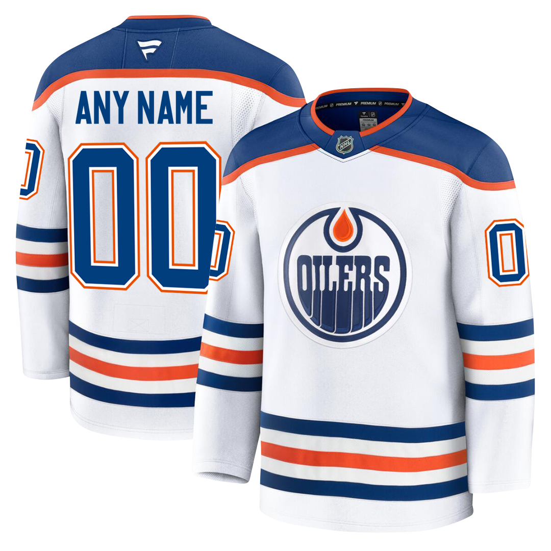 PRE-ORDER ONLY Customizable Edmonton Oilers 2024 Fanatics Premium Official NHL Jersey