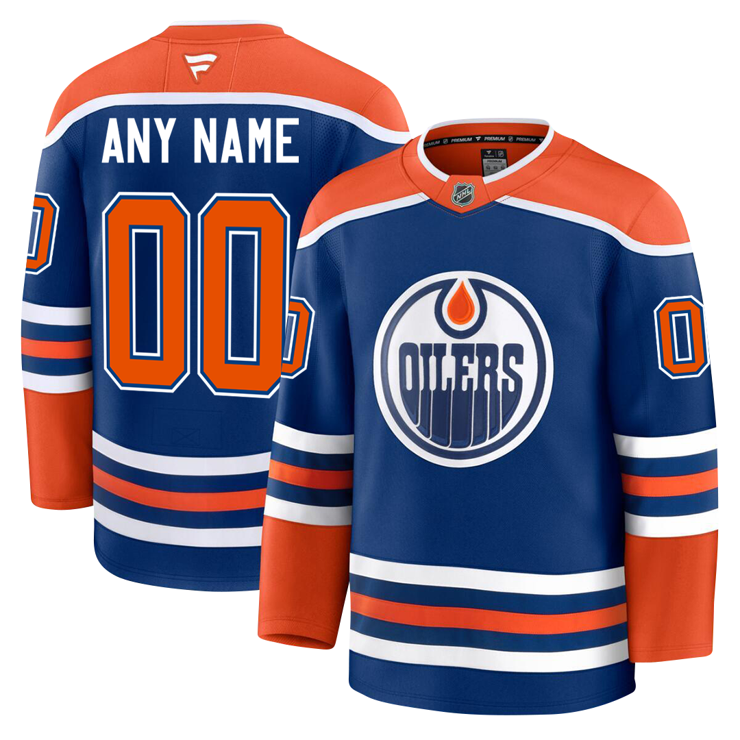 PRE-ORDER ONLY Customizable Edmonton Oilers 2024 Fanatics Premium Official NHL Jersey