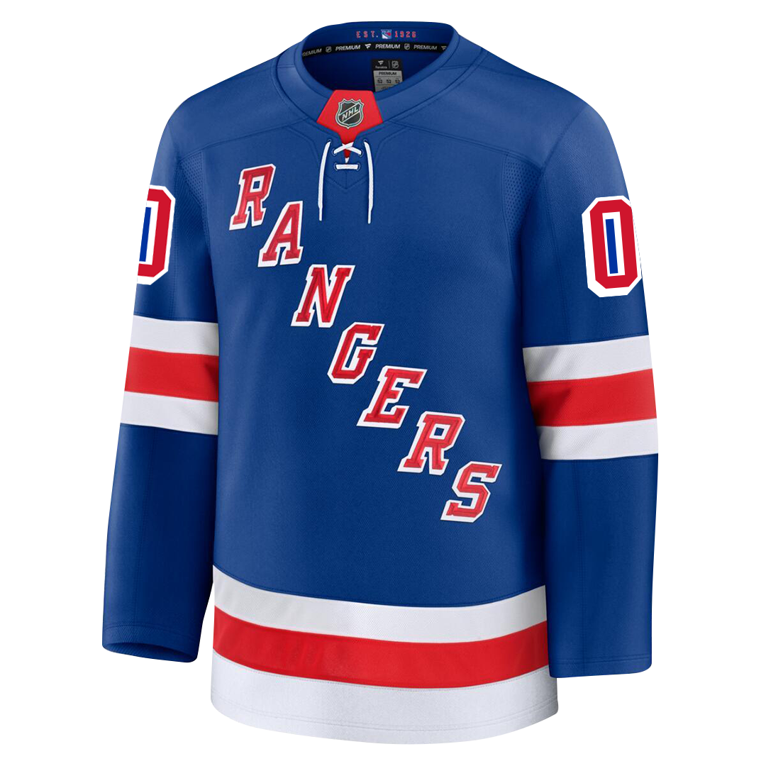 PRE-ORDER ONLY Customizable New York Rangers 2024 Fanatics Premium Official NHL Jersey