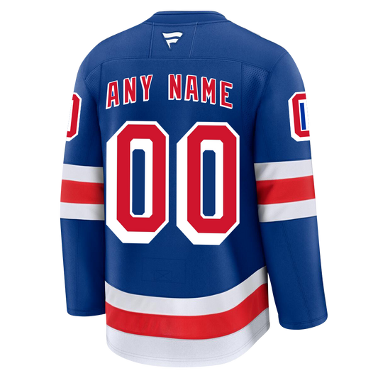 PRE-ORDER ONLY Customizable New York Rangers 2024 Fanatics Premium Official NHL Jersey