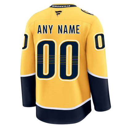 Customizable Nashville Predators 2024 Fanatics Premium Official NHL HOME Jersey